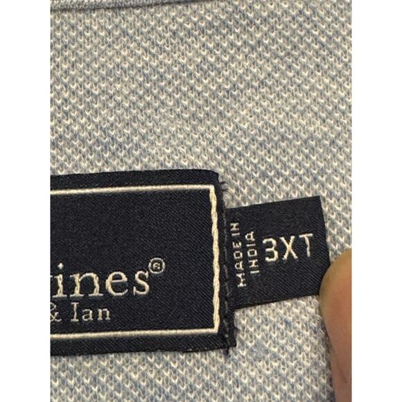 3 XLT Vineyard Vines Quarter Zip Pullover Sweatshirt Carolina Blue Tarheels 3XT - Picture 4 of 11